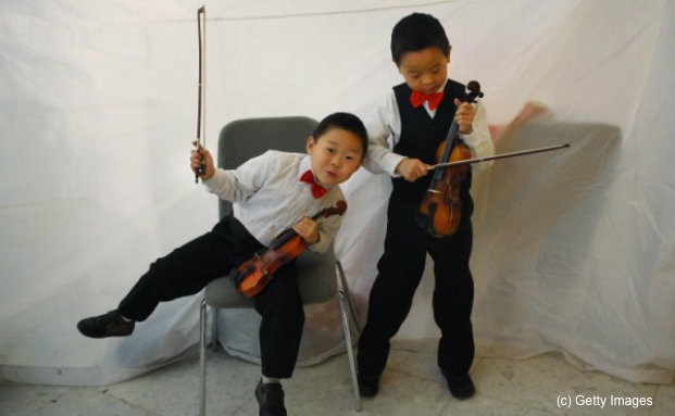 Wenn der Sohnemann die Geige verliert