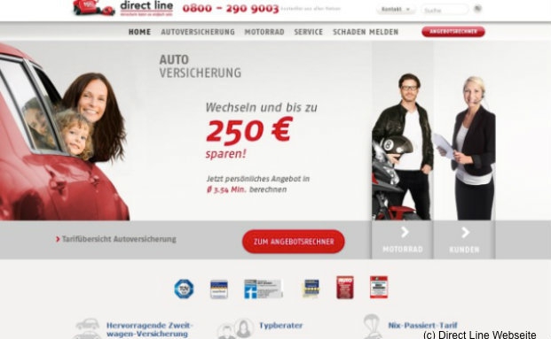 Spanier kaufen Kfz-Direktversicherer Direct Line