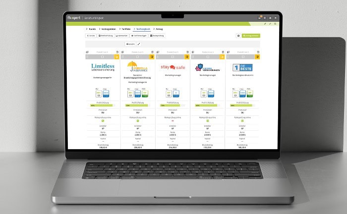 Beratungssoftware aus einer Hand für die moderne Versicherungsvermittlung