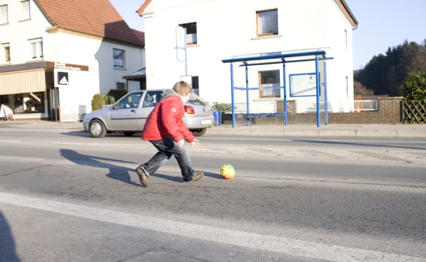 Unfall-Police für die Familie