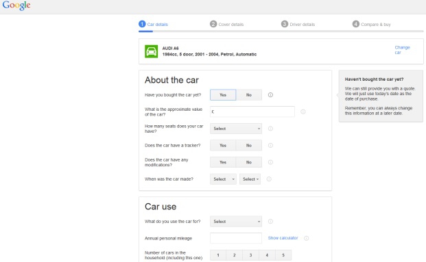 Versicherungsvergleiche von Google gestartet