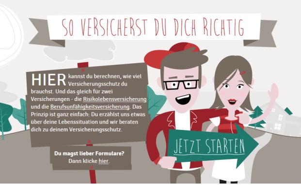 Versicherung für die digitale Generation