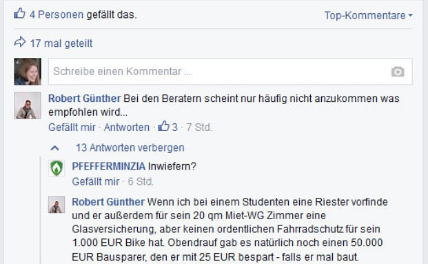 „Nicht selten wird lieber das Handy als die BU versichert“