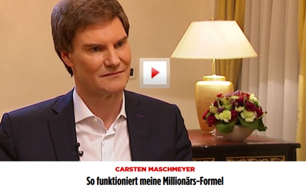 Carsten Maschmeyer erklärt seine Millionärsformel