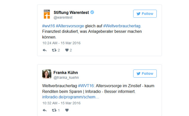 Altersvorsorge im Fokus der Verbraucherschützer