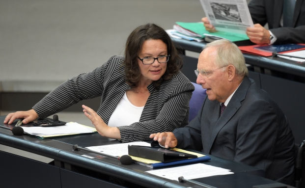 Nahles will Arbeitgeber von Garantien befreien