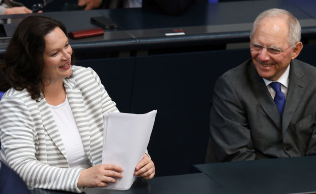 Nahles und Schäuble nennen erste Details