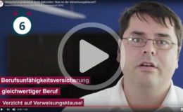 Was bedeutet die Verweisungsklausel in der BU-Versicherung?