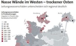 Wo die Rohre am häufigsten platzen