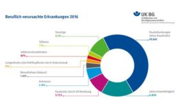 Risiko von Arbeitsunfällen sinkt