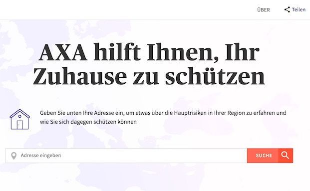 Axa veröffentlicht Schadendaten auf eigener Plattform