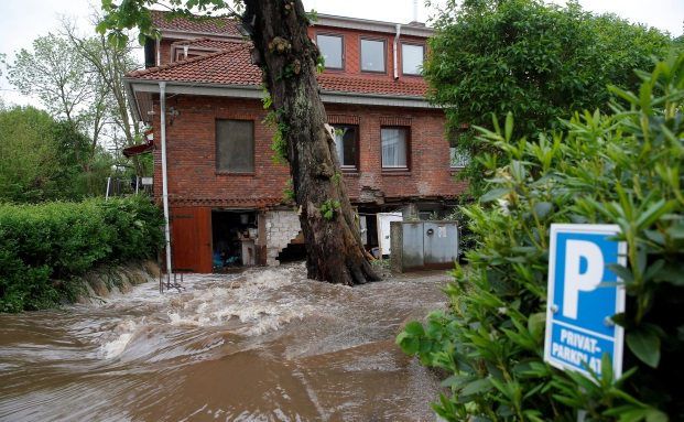 Zahlreiche Überschwemmungen nach Himmelfahrts-Gewittern