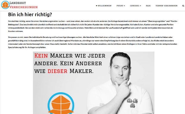 Die etwas andere Erstinformation