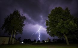2017 gab es weniger Schäden durch Blitze