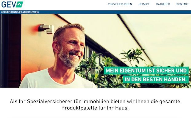 Grundeigentümer-Versicherung renoviert Online-Auftritt