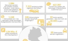 Das spielt sich an einem Tag auf Deutschlands Straßen ab