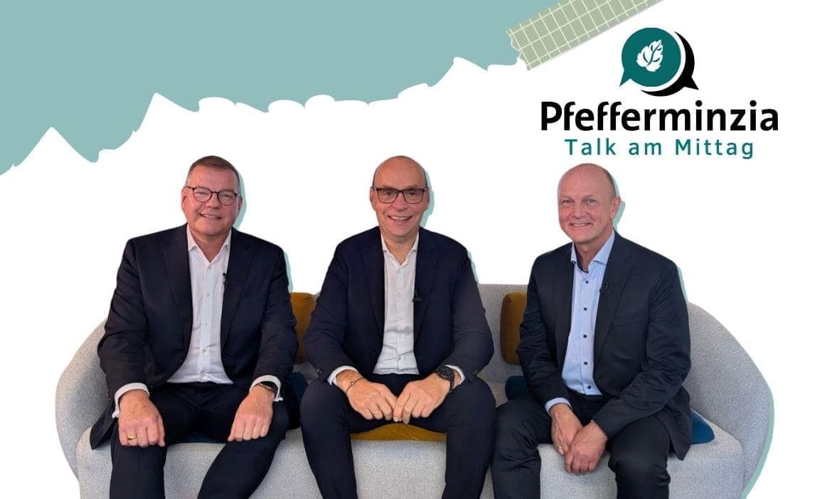 Versicherungsberatung, Finanzplanung, Pfefferminzia Talk am Mittag, Finanzexperten, nachhaltige Altersvorsorge, Expertenrat, Immobilienfinanzierung, private Altersvorsorge.