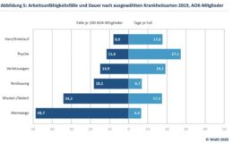 Rückenschmerzen lautet die häufigste Einzeldiagnose