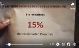 Zornige Gastronomen „widmen“ Versicherern Spott-Lied