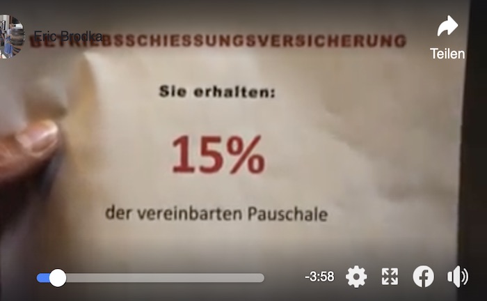 Zornige Gastronomen „widmen“ Versicherern Spott-Lied