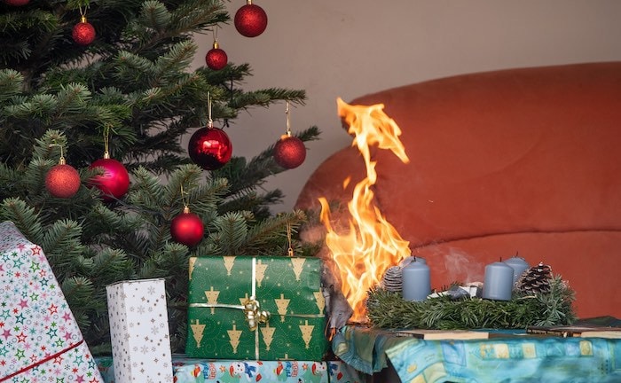 In der Weihnachtszeit brennt es häufiger