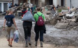 Sind freiwillige Helfer in der Flutkatastrophe gesetzlich unfallversichert? 