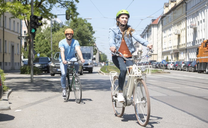 Viele Radfahrer kennen die Verkehrsregeln nicht