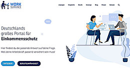 Infoportal Worksurance in neuem Look