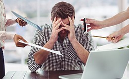 Viele Arbeitnehmer stehen unter Stress