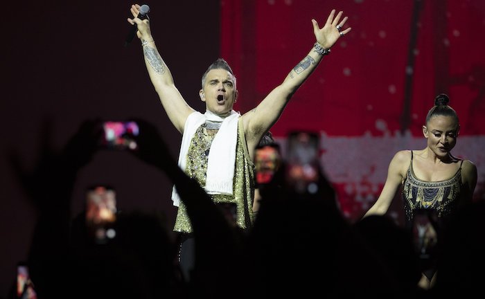 Robbie Williams trat bei „Versicherungsmakler*innen“ der DVAG auf