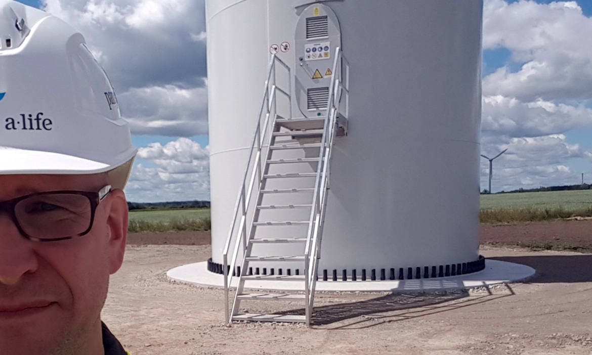 Rein ins Windrad und rauf aufs Windrad