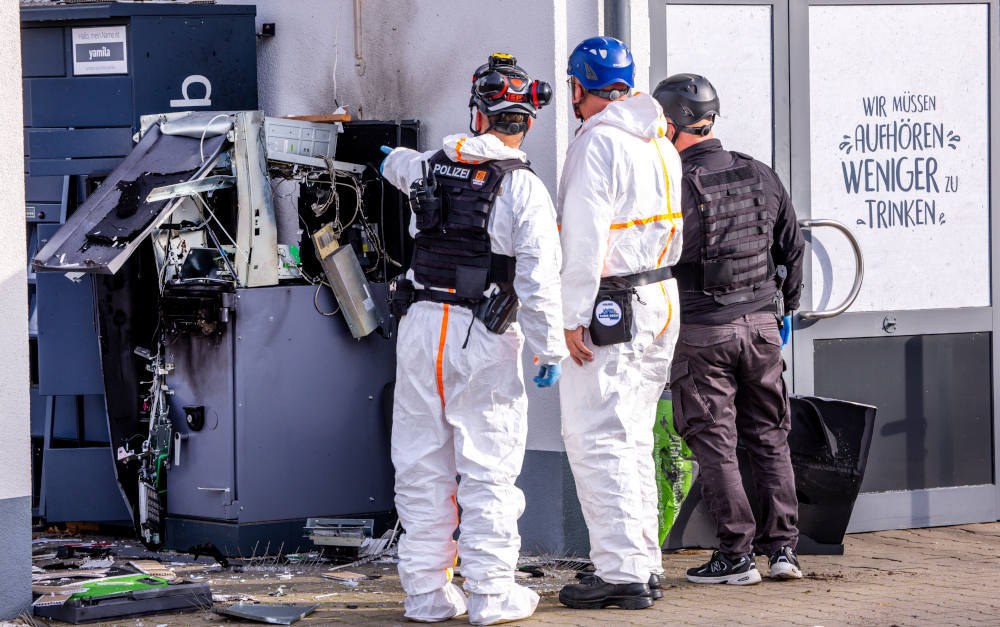 Etwas weniger Geldautomaten gesprengt, Schäden sinken