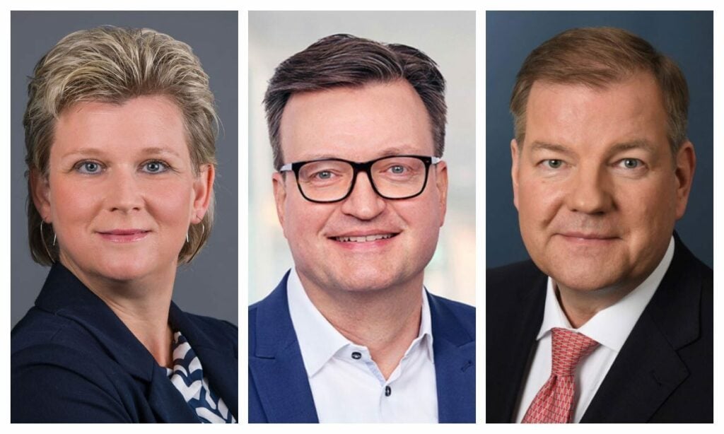 Nadja Koch-Schuffenhauer, Lars Fuchs und Marcus Wollny (von links)