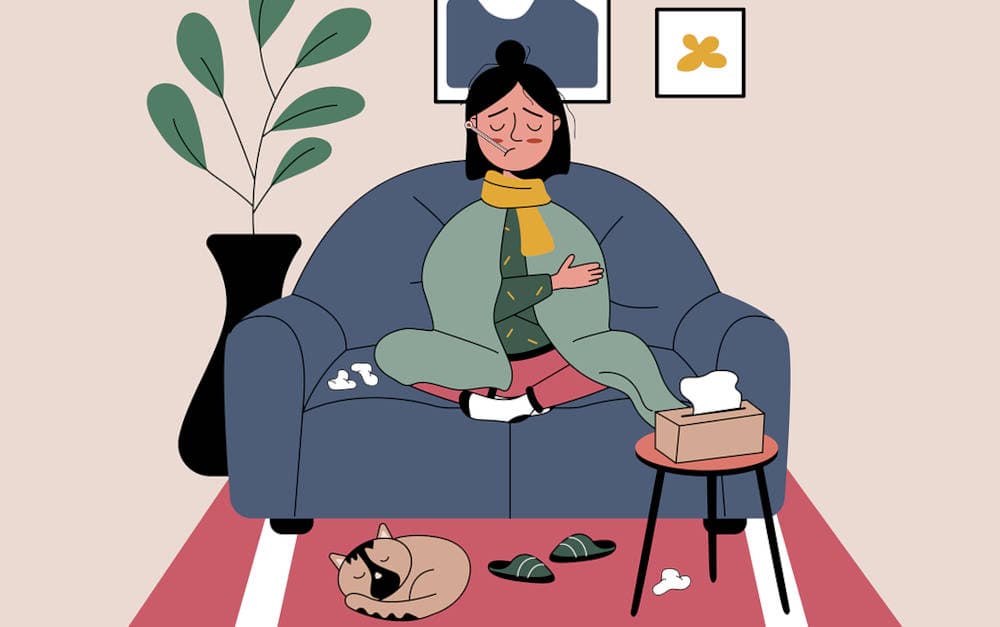 Krankenstand in Deutschland sinkt leicht