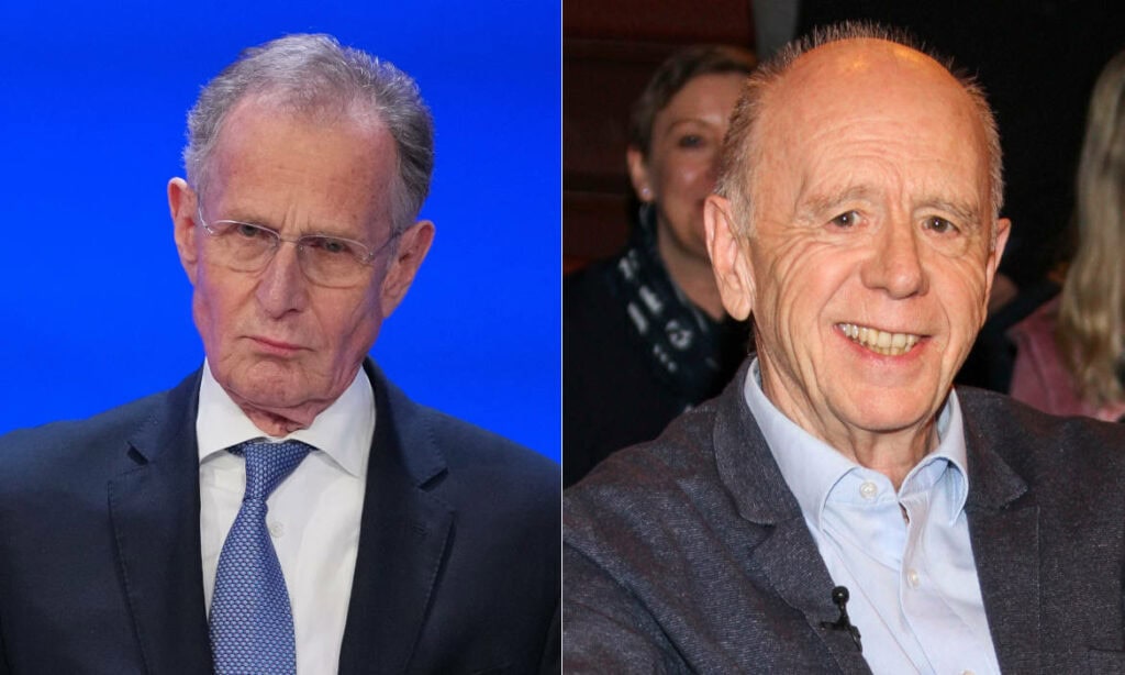 Namensgeber für Renten, Bert Rürup (links) und Walter Riester: Werden beide zusammengelegt?