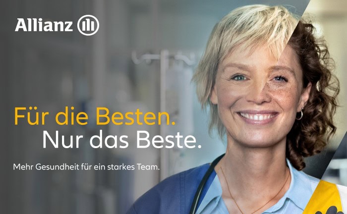 Allianz setzt neue Maßstäbe in der Mitarbeitergesundheit
