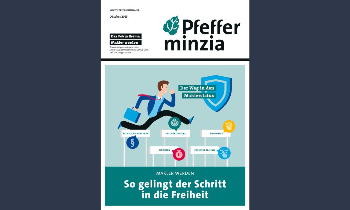 Lesen Sie unser eMagazin zum Thema „Makler werden“