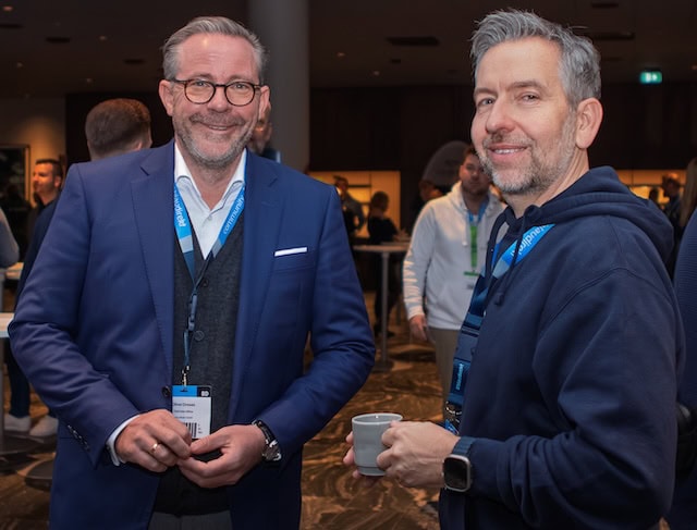 Oliver Drewes, Blau Direkt (li.), und Mario Strehl, Tjara. Foto: Blau Direkt