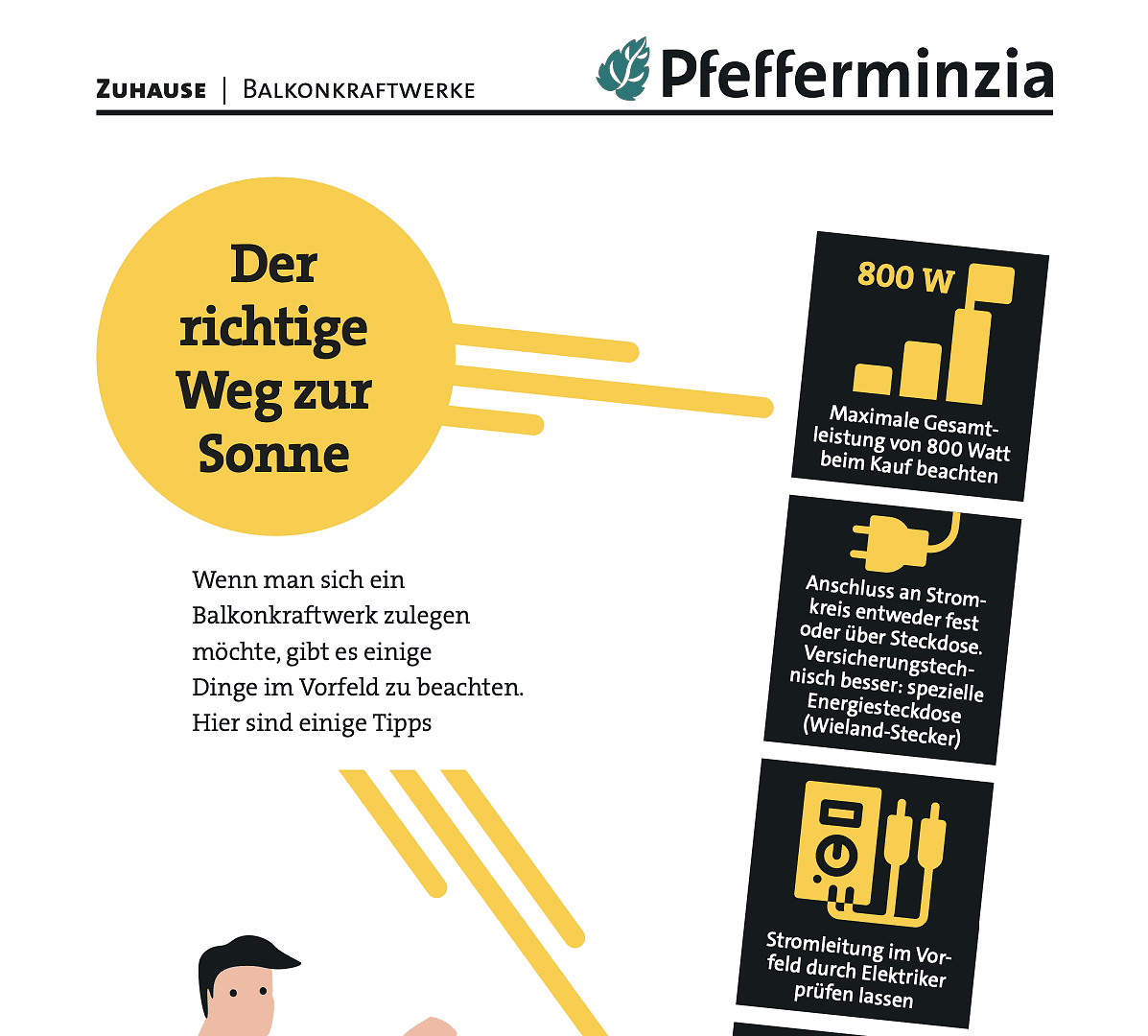 800 W maximale Leistung bei Balkonkraftwerken für nachhaltige Energieerzeugung.