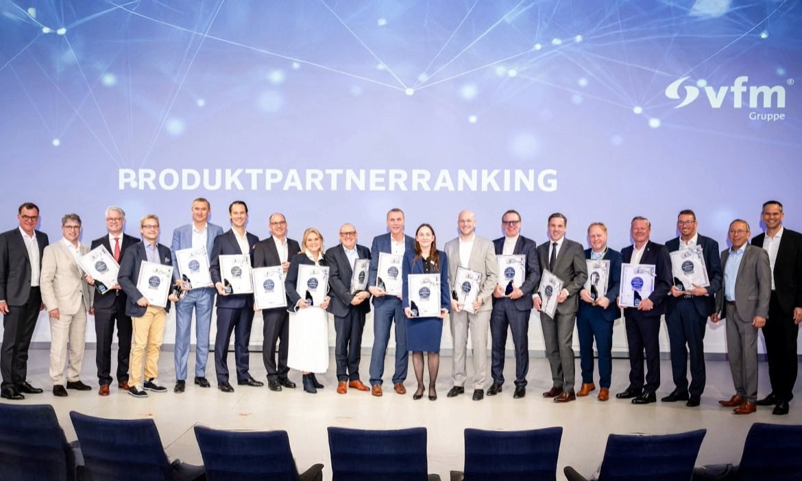 VFM-Makler präsentiert die Top-Versicherer 2026 auf der Preisverleihung.