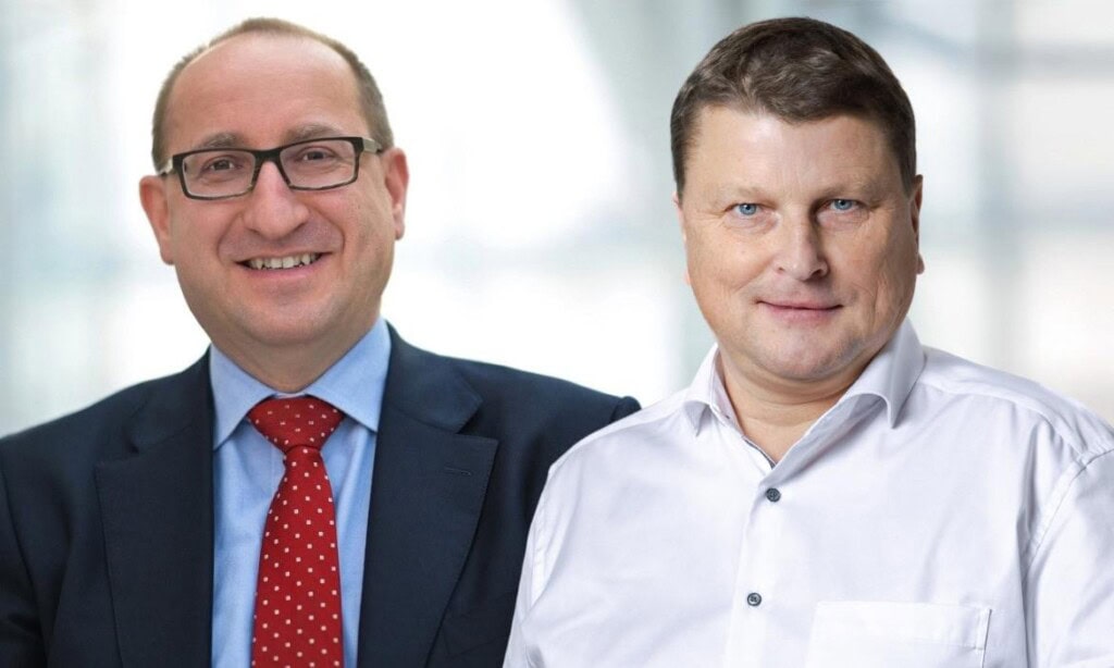 Vorstandsvorsitzende des frisch fusionierten Versicherers: Guido Bader (links, Stuttgarter) und Ulrich Mitzlaff (SDK)