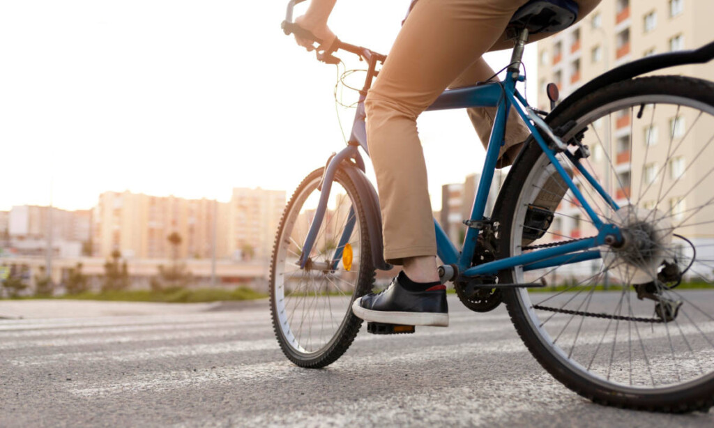 Fahrradfahrer in Aktion: Die Drahtesel wollen gut versichert sein
