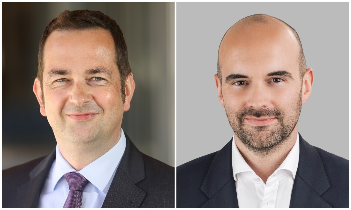 Stellten die Ergebnisse der europäischen Guidewire-Verbraucherstudie 2026 vor: René Schoenauer, Guidewire (li.), und Klaus Thummert, Cap Gemini.