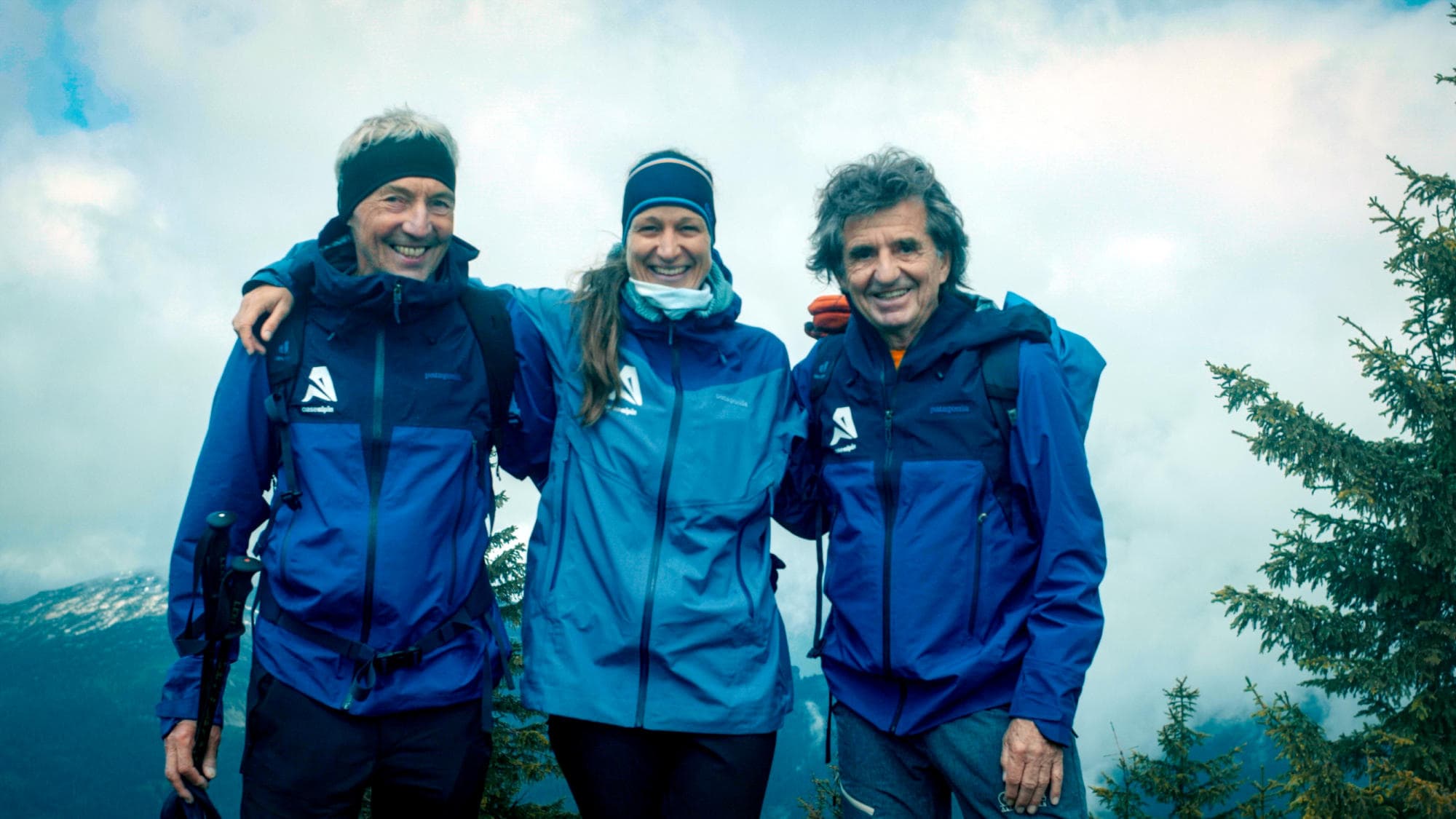 Behielten immer die Kontrolle und uns im Griff: Hans Peter Mauch (links), Nora Kühnhausen und Joachim Herrmann von der Oase Alpin in Oberstdorf (Foto: Nick Bruckner)