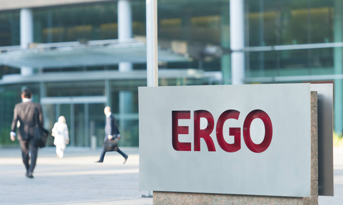 Ergo-Logo vor dem Hauptsitz in Düsseldorf: Nur noch auf eine Marke konzentrieren