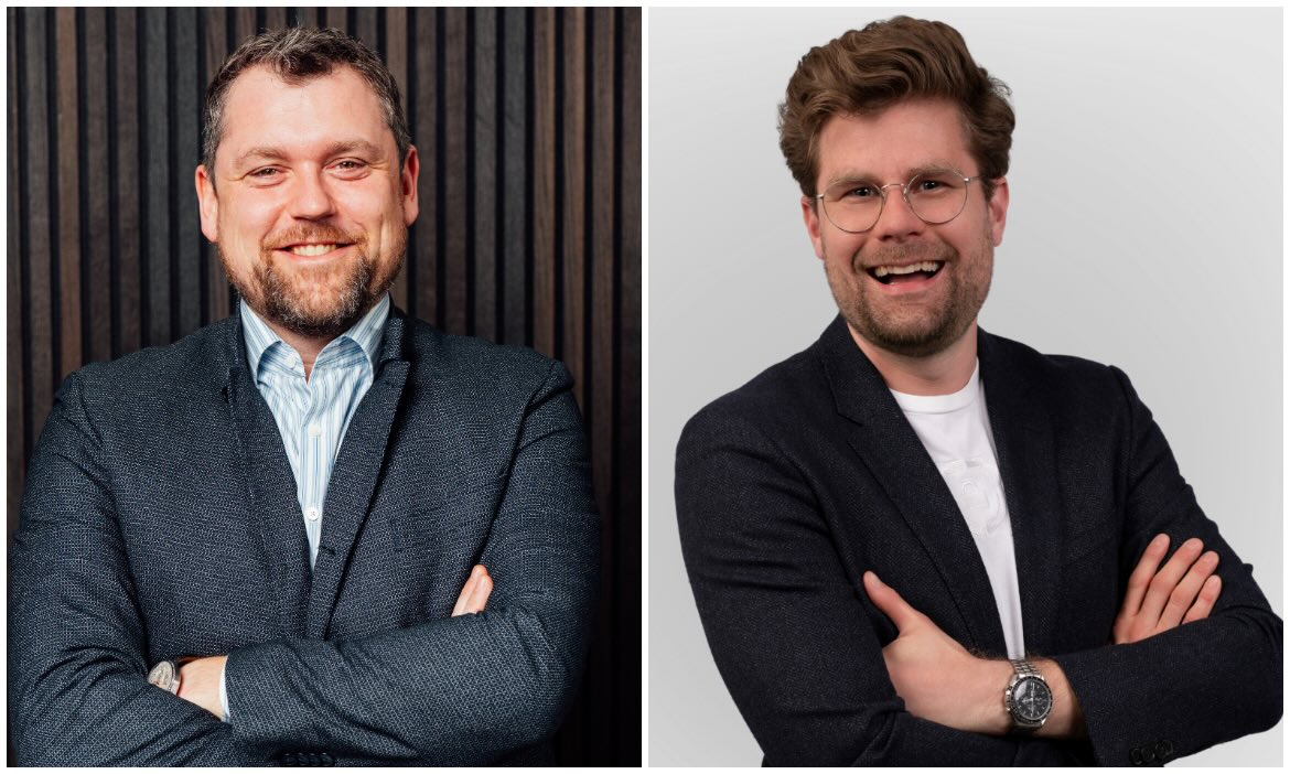 Wollen die Cyberversicherung zum Standardprodukt machen (v.l.): Johannes Neder, Vema, und Ole Sieverding, Cyberdirekt.