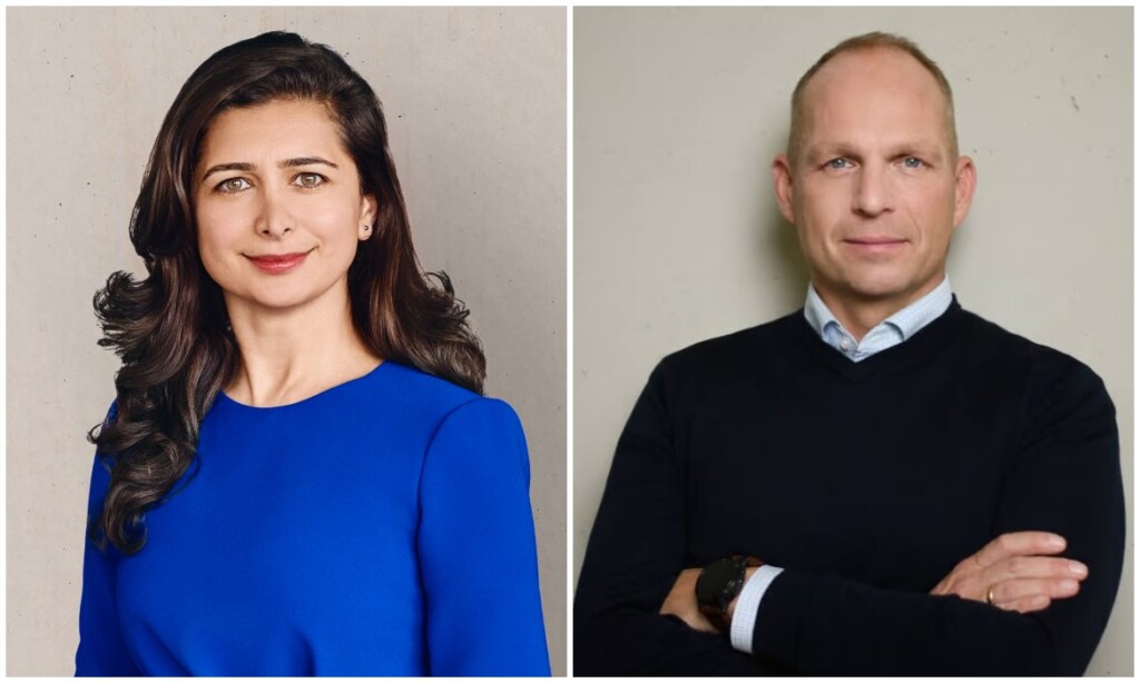 Zeliha Hanning, Vorstandsvorsitzende der Württembergischen Versicherung, und Stephen Voss, Geschäftsführer der Neodigital Versicherung.