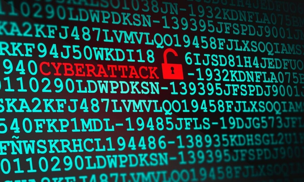 Digitale Sicherheitsmaßnahmen gegen Cyberattacken im Einsatz.