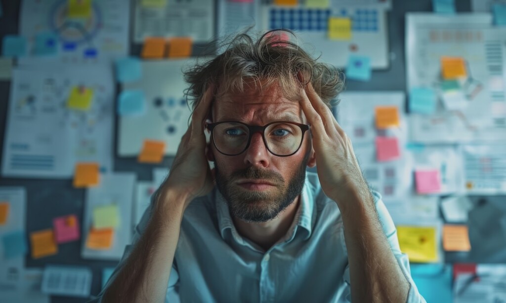 Manager im Stress: Die Hauptrisiken für Führungskräfte ändern sich. Geopolitik und KI rücken in den Fokus.