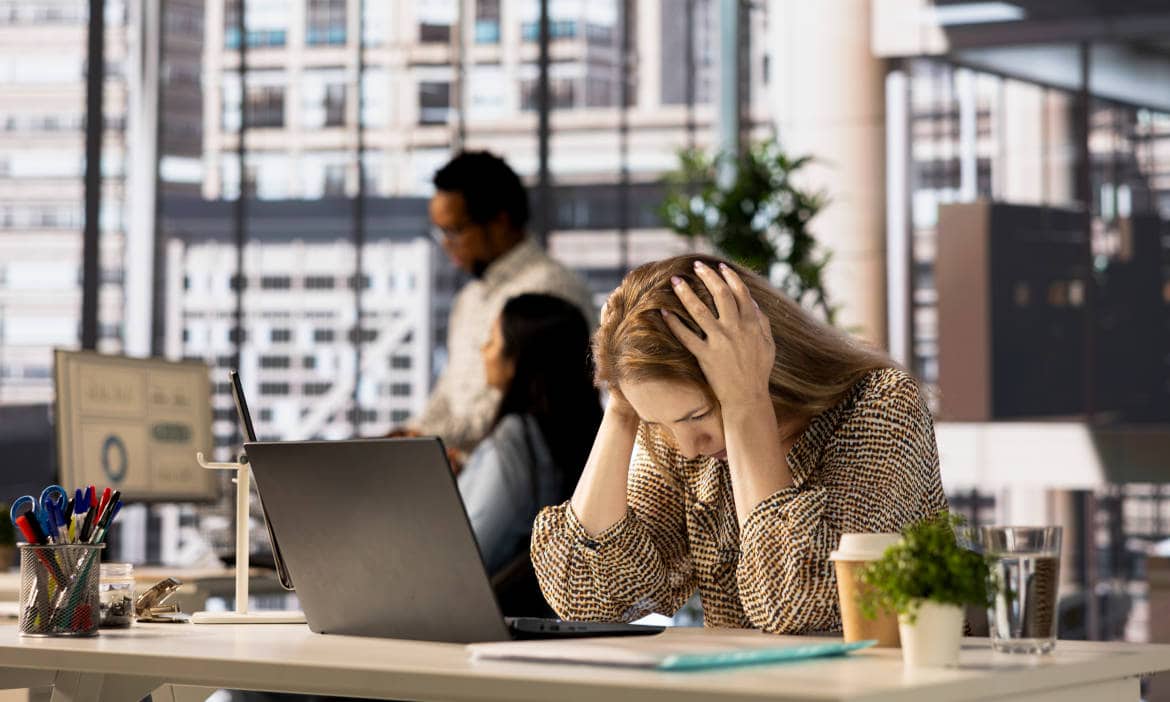 Stress im Büro lässt Zahl der Krankschreibungen steigen